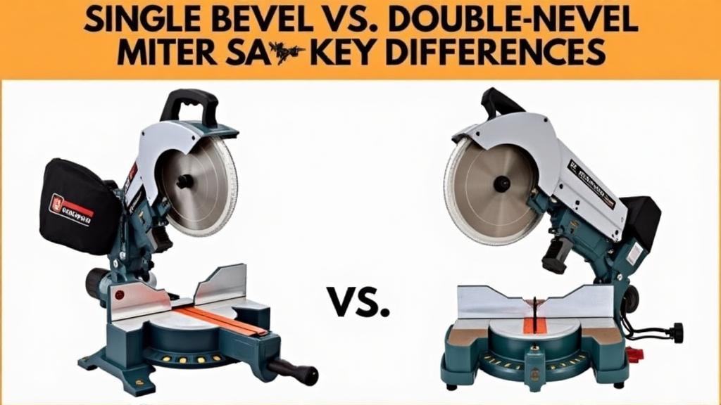 Single Bevel vs. Double Bevel Miter Saw: Key Differences