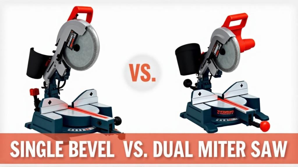 Single Bevel vs. Dual Bevel Miter Saw: Key Differences